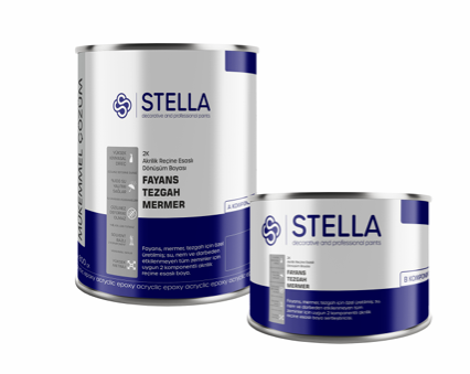 STELLA 2K FAYANS BOYASI BEYAZ 15KG+3KG 